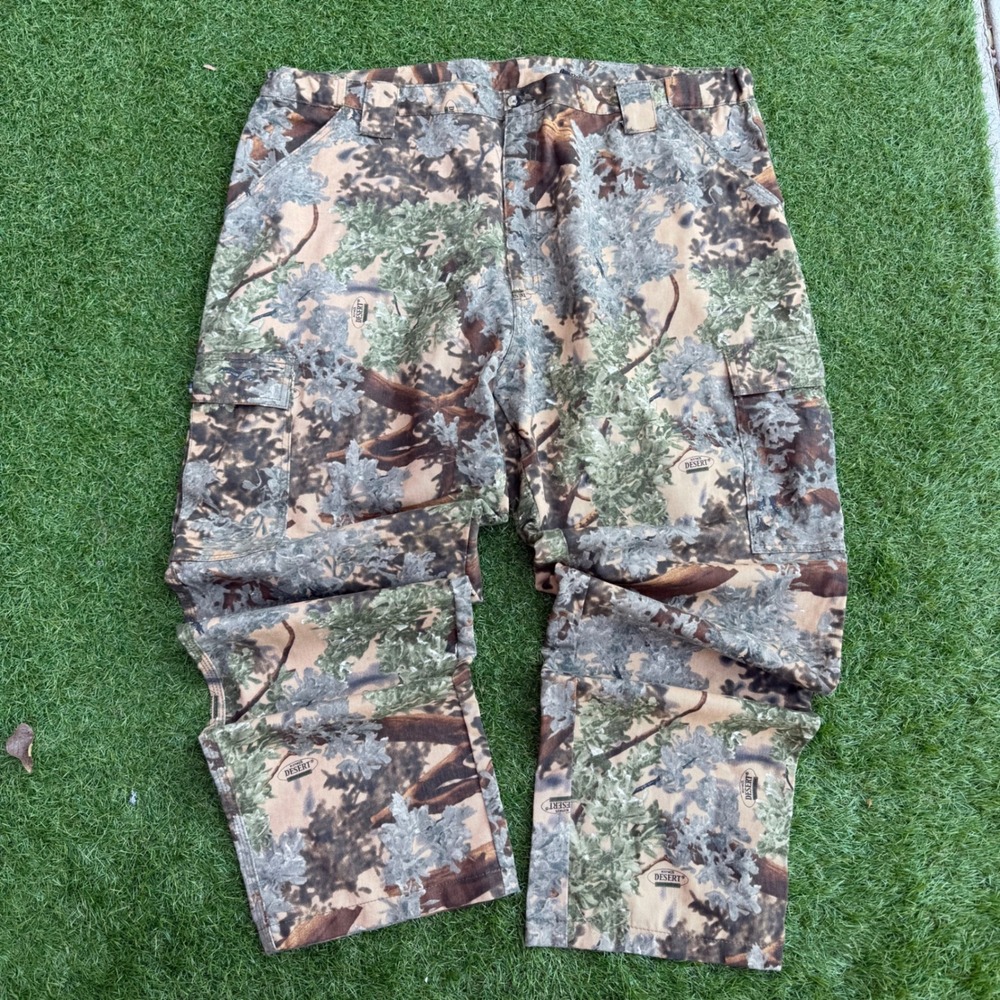 Kings Camo Desert Shadow Cargo Pants‎ Mens 2XL Brown Hunting Tactical Gorpcorr